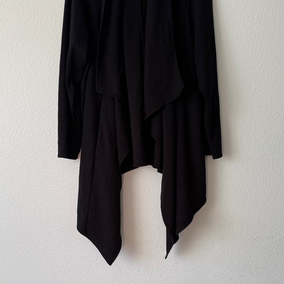 Torrid Elegant Black Drape Cardigan - Picture 2 of 9